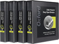 Oxford 3 Ring Binders, Binders for School and Office, Durable 1.5 Inch by Oxford