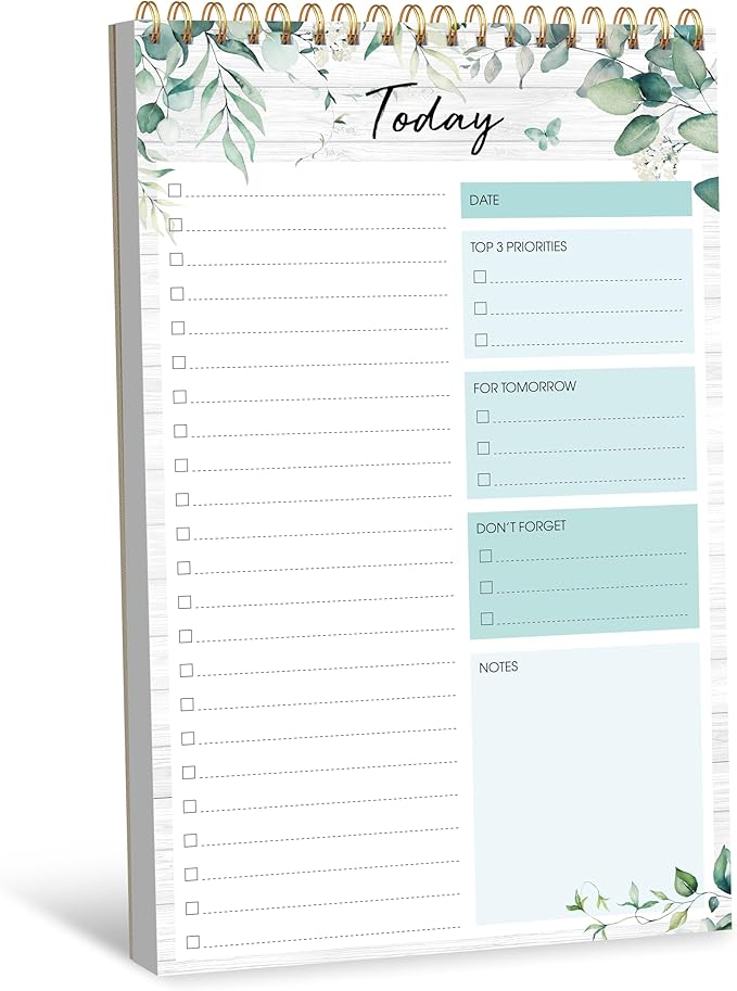 To Do List Notepad, Daily Planner Notebook by Gethelud
