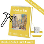 Marker Paper Sketchbook, 60 Sheets Marker Sketchbook Bleedproof, Professional - Image 5