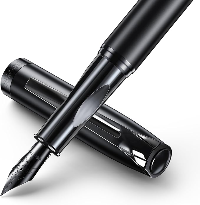 BOCIYER samurai Fountain Pen Set, Hand Polished Medium Nib, Calligraphy Nib by Unknown