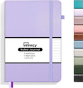 Annecy Lined Journal Notebook, Hardcover Leather Journal by Annecy