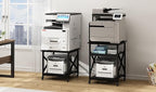 Fannova Printer Stand, 23.6 x 23.6 x 30.1 Inches Large Square Printer Table - Image 9