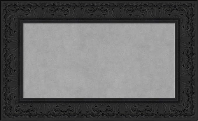 Amanti Art Black Framed Magnetic Board 19x31 Small Vision Board by AmantiArt