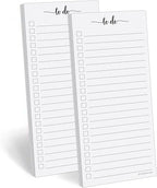 321Done To Do List Notepad 2-Pack, 3.7 x 8.5 by 321Done