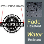 Personalized Bar Sign | Custom Metal Wall Art Decor - Image 6