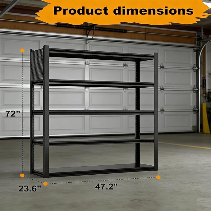 PLMFJQK 2 Sets Storage Shelves - Image 3