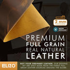 Elizo Real Leather Desk Mat Set Large Desk Cover Desk Blotter Protector - Image 3