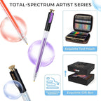 ZSCM Retractable Gel Pen For Adult Coloring, 100 Colors Large Capacity - Image 5