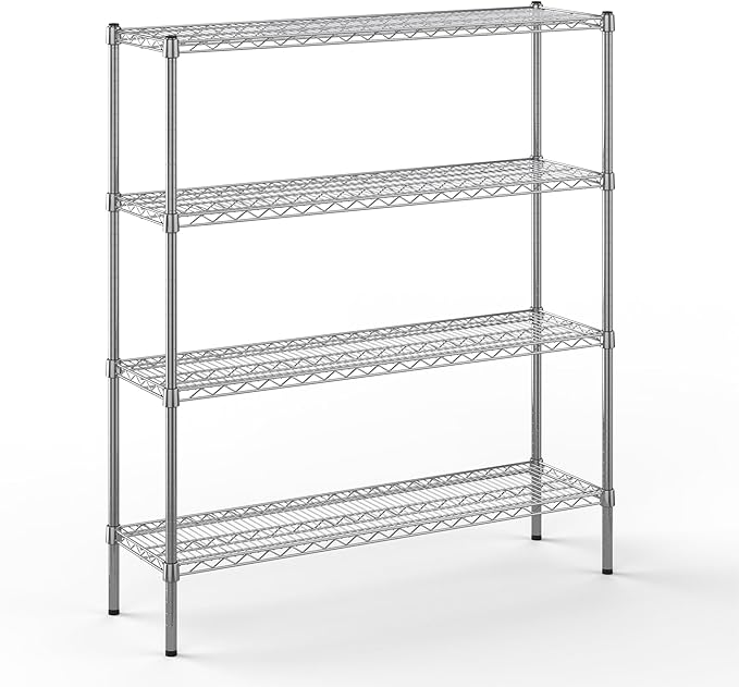 Regal Altair 14" Deep x 48" Wide x 54" Height Wire Shelving Kit | 4-Tier | NSF by Regal+Altair