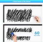 maxtek Rolling Whiteboard, 48x36 Large Magnetic White Board - Image 3