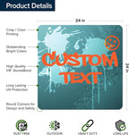 Custom Sign, Custom Street Sign, 11 Font Colors, 13 Font Styles, 4 Hole Options - Image 6