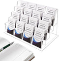 Clear Vertical Business Card Holder by Vevitts