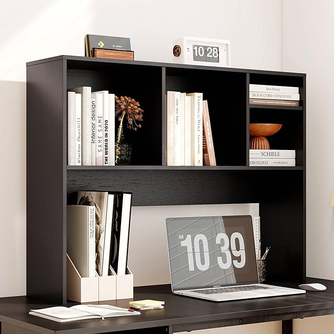 Tangkula Desktop Bookshelf, Countertop Storage Hutch - Image 2