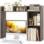 Tangkula Desktop Bookshelf, Countertop Storage Hutch by TANGKULA