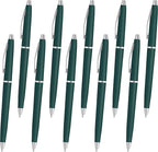 DISCOUNT PROMOS Langham Ballpoint Pens Set of 10, Bulk Pack by DISCOUNTPROMOS
