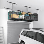 3x6 ft overhead garage storage rack,450lbs weight capacity on a desk or shelf