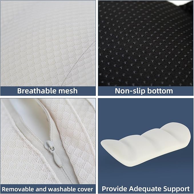 KAYI Lumbar Support Pillow for Car, Memory Foam Lumbar Pillow - Image 5