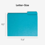 Smead Standard File Folders, 1/3-Cut Tabs, Letter Size - Image 2