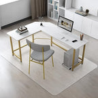 Kuyal Clear Chair mat for Hardwood Floor 51 x 63 inches Transparent Floor Mats by Kuyal
