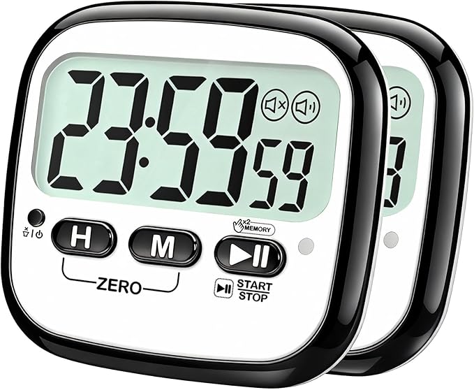 AyayaBoss 2-Pack Magnetic Kitchen Timers by AyayaBoss