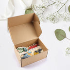 PHAREGE 9x6x4 inch Gift Shipping Boxes Bulk 25 Pack Brown, Tab Lock Tuck Top - Image 3