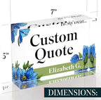 Custom Acrylic Sign Personalized, Custom Desk Name Plate, 18 Styles, - Image 7