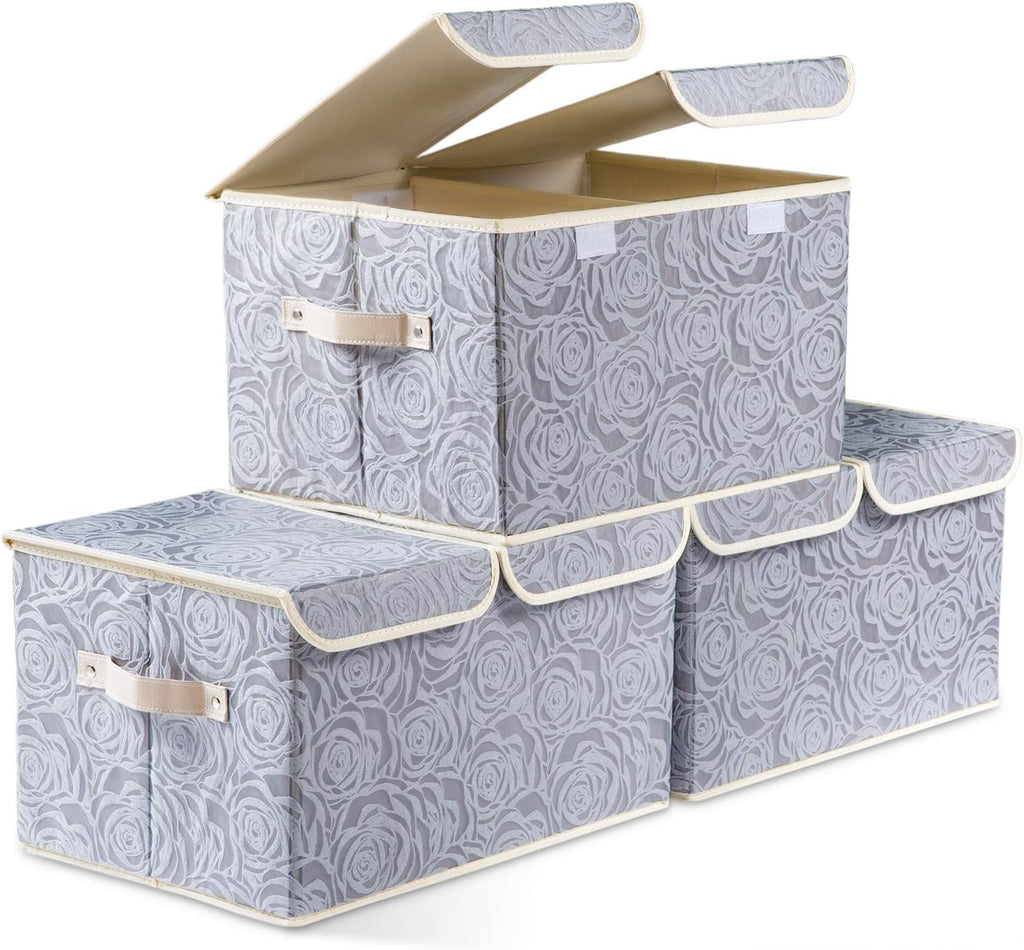 PRANDOM Large Foldable Storage Bins