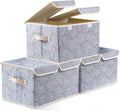 PRANDOM Large Foldable Storage Bins