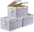 PRANDOM Large Foldable Storage Bins by Prandom