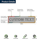 Custom Sign, Custom Street Sign, 11 Font Colors, 13 Font Styles, 4 Hole Options - Image 6