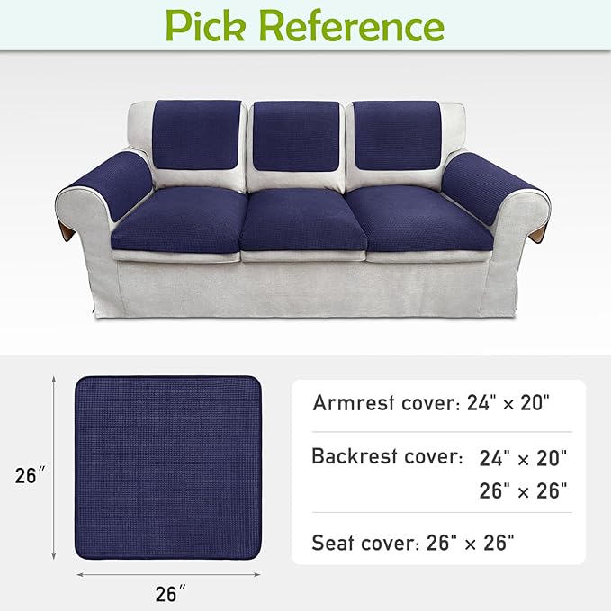 Couch Arm Covers, Sofa Arm Covers, Waterproof Armrest Cover - Image 6