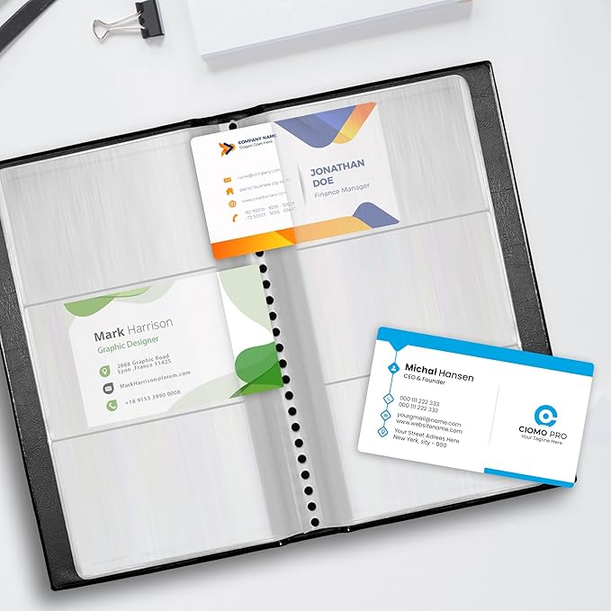 Professional Business Card Holder/Book - Image 6