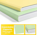 SUNEE File Folders, 30 Pack Manilla Folders 8.5 x 11, 10 Colors Folder Office - Image 5