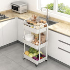 Sywhitta 3-Tier Plastic Rolling Utility Cart - Image 4