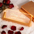 Custom Name Plate for Desk, Personalized Light Up Acrylic Desk Name Plate - Image 2