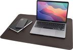 Vine Creations Leather Desk Mat 24" x 17", Desk Protector, PU Leather Desk Pad by VineCreations