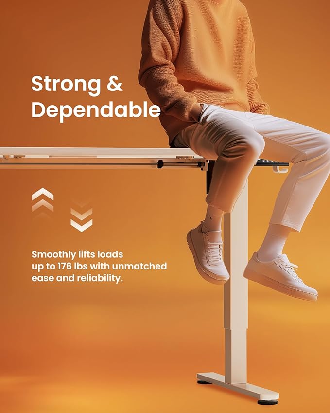 ErGear Height Adjustable Electric Standing Desk, 48 x 24 Inches Sit Stand up - Image 8