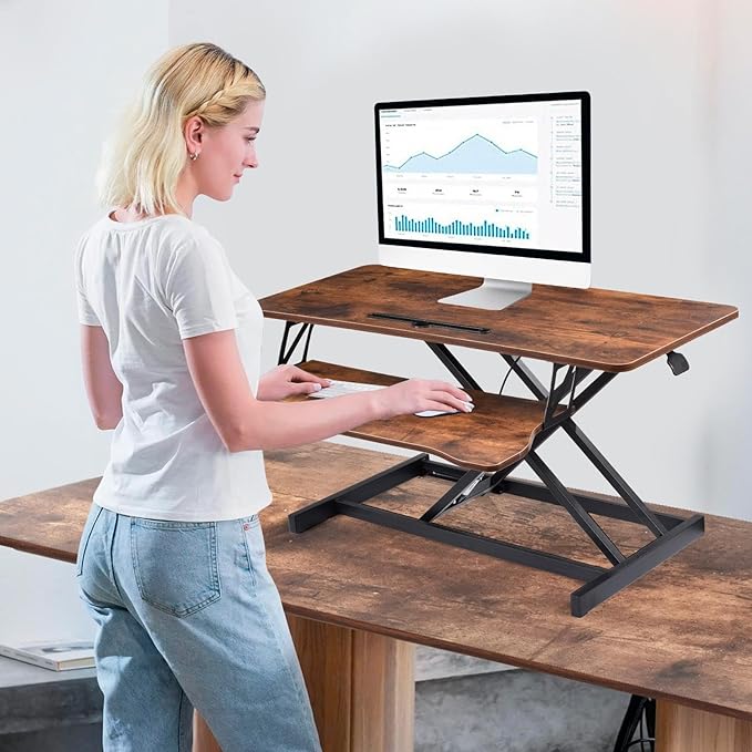 37 Inch Standing Desk Converter - Image 2