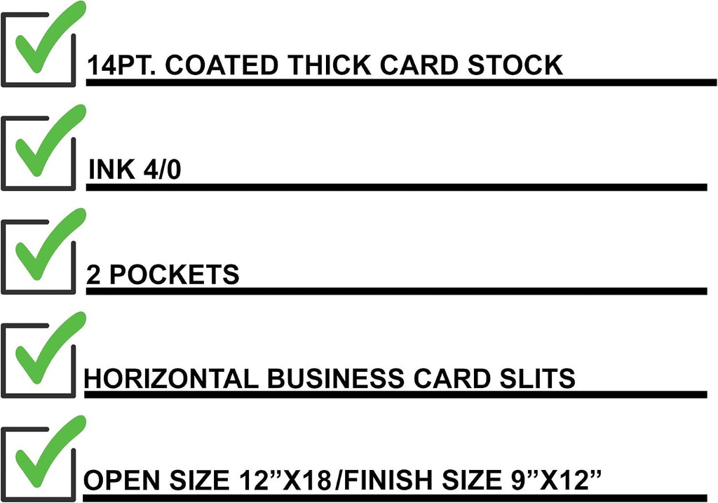 RE/MAX Folders "N01-White" 25 Pack