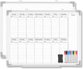 Lincia 24" x 18" Horizontal 2 Weekly Dry Erase Calendar by Lincia
