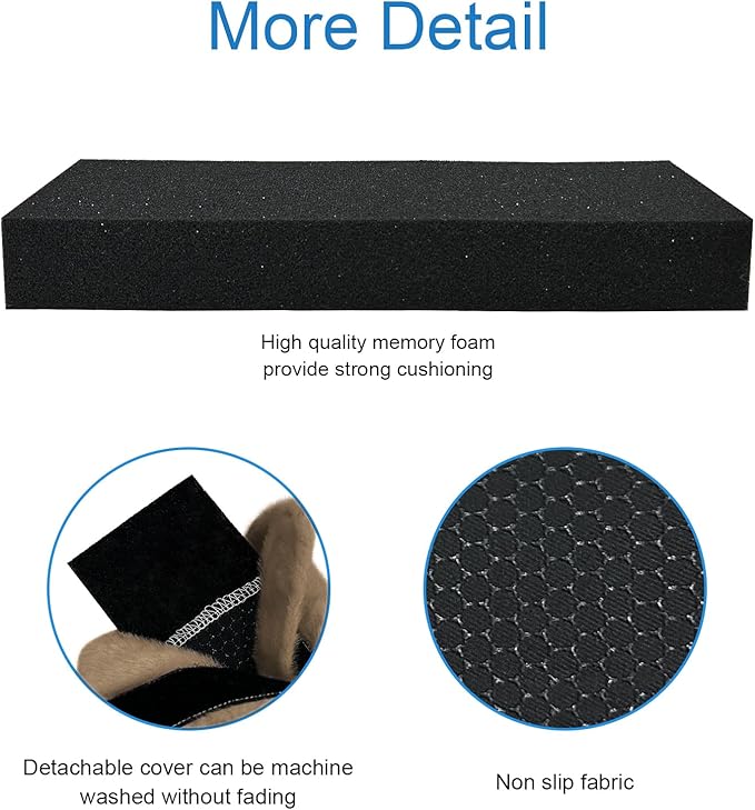 SPRING SEAON Wheelchair Armrest Covers 2 Pack Soft Memory Foam Wheelchair - Image 4
