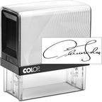 COLOP Large Size Self Inking Custom Signature Stamp by Rubber+Stamp+Creation