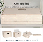 Graciadeco Large 17" 36 Quart Collapsible Stackable Storage Bins - Image 4