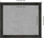 Amanti Art Black Framed Magnetic Board 23x27 Medium Vision Board - Image 4