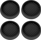 VOCOMO 2X2 Round Rubber Caster Cups, Non Slip Furniture Pads, Anti-Slip Gripper by VOCOMO
