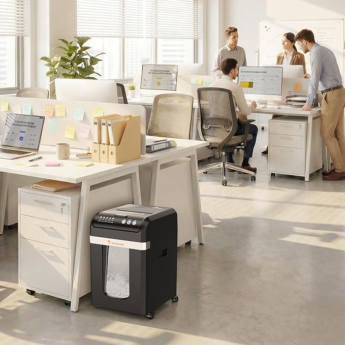 Bonsaii 200-Sheet Auto Feed Paper Shredder, 60-Min Nonstop Heavy Duty Shredders - Image 8