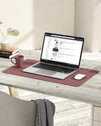 YSAGi Non-Slip Leather Desk Pad, Waterproof Laptop Computer Desk Keyboard Mat - Image 6