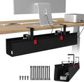 KEEGH No Drill Under Desk Cable Management Tray by KEEGH