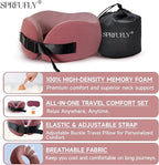 SPRFUFLY Super Soft Travel Pillow, 100% Memory Airplane Pillow - Image 4
