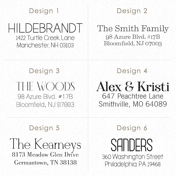 Address Stamp - Custom Stamps for Mailing I Create Personalized Name and Return - Image 2